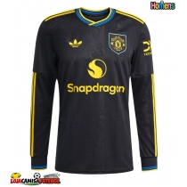 Camisa de Futebol Manchester United Equipamento Alternativo 2025-26 Manga Comprida